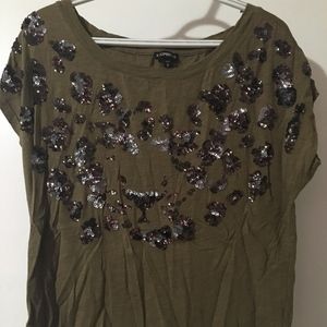Green Sequin Shirt